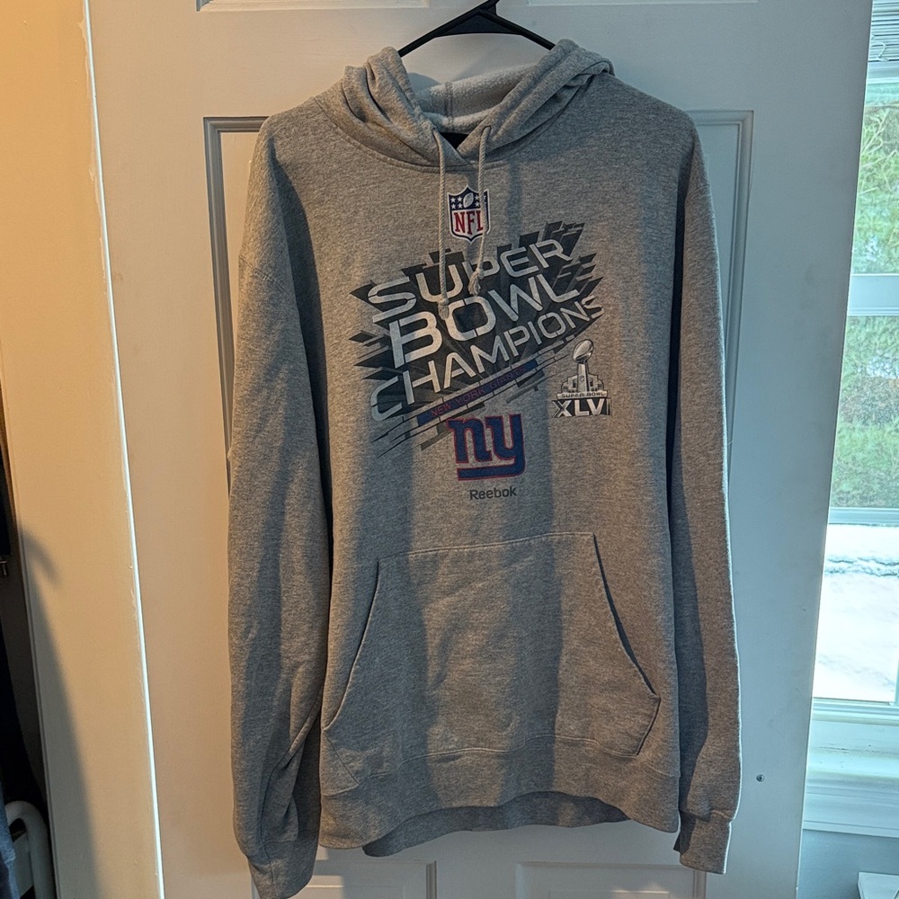 New York Giants Reebok Super Bowl XLVI Champion Hoodie